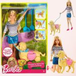 Barbie Passeio Com Cachorrinho