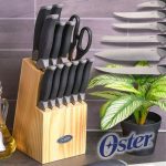 Kit de facas Oster Lindbergh, aço inoxidável, 14 peças