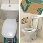 Celite 1647230010300 – Kit Bacia com Caixa, Assento Polipropileno