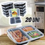Potes Bento Enther para refeições, com tampas