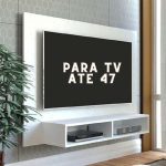 Painel com suporte para Tv até 47′ FLASH cor Branco