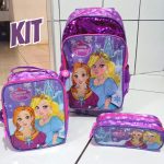 Kit Princesas Mochila de Rodinha + Lancheira Térmica