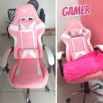 HAVIT CADEIRA GAMER – GC933 ULTIMATE – ROSA E BRANCA