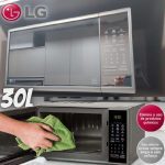 Lg Microondas 30L Ms3095Lr Prata Nobre