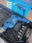 Furadeira de Impacto Nell 400W Velocidade Variável e Reversível 3/8” com Maleta 19 Peças