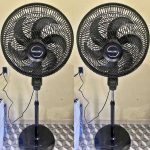 Ventilador Mallory Coluna Eolo Preto – Grafite 40 cm
