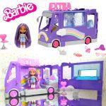 Barbie Extra Mini – Minis Conjunto de Brinquedo Ônibus Turismo