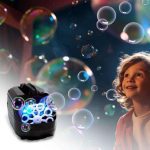 MÁQUINA BRINQUEDO DE SOPRAR BOLHAS DE SABÃO INFANTIL AUTOMÁTICA