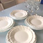 Aparelho De Jantar Pétala Com Taças 16 Peças Duralex