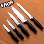 Jogo de Facas Brinox Inox Cross 5 Peças