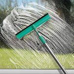 Mop Limpa Vidros 2 em 1: Lava e Seca com Cabo