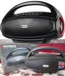 Caixa de Som Mondial, Monster Sound II, Bluetooth, Bivolt, Preto/Vermelho, 60W
