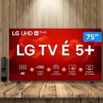 Smart TV 75” 4K UHD LED LG 75UR8750