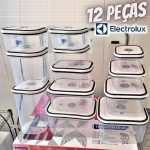 Kit Potes Herméticos Plásticos 12 Unidades Electrolux