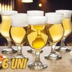 Jogo de Taças de Vidro para Cerveja Berlin 330ml 6 Peças Ruvolo
