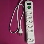 Bright Filtro de Linha com Fusível 6 Tomadas Branco