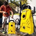 Lavadora de Alta pressão Kärcher Compacta 1500 PSI/Libras 1200W 300L/h com Aplicador de Detergente e Lança Regulável