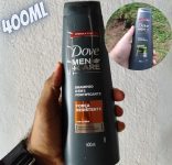 Dove Shampoo 2 Em 1 Cafeína Fortificante Mais Cálcio Men+Care Força Resistente Frasco 400Ml