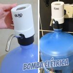 Bomba Elétrica Plus para Galão de Água, recarregável USB Euro Home