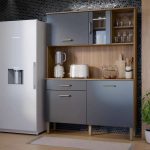 Armário Viena De Cozinha Com Balcão Compacto Para Microondas