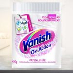 Tira Manchas em Pó Vanish Crystal White Oxi Action 450g