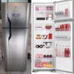 Geladeira frost free Electrolux TF39 inox com freezer 310L 127V