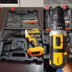 Parafusadeira Furadeira De Impacto Profissional 21v Modelo TB-21PX 2 Baterias Com Maleta
