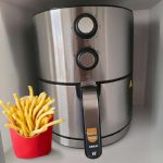Fritadeira Air Fry Bfr46pi 1500w Preta E Inox Britânia 110v