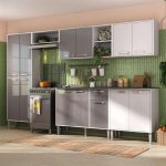 Cozinha Completa c/Armário e Balcão Xangai Jazz Multimóveis