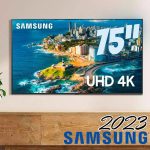 Smart TV 75” UHD 4K LED Samsung 75CU7700