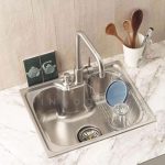 Cuba para cozinha gourmet pia aço inox com acessórios Nawa 50×40 cm pingoo. casa