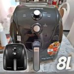 Fritadeira Sem Óleo Air Fryer 8L, Mondial, Preto, 1900W, 220V