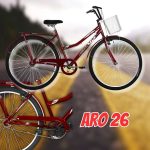 Ultra Bike Bicicleta Bikes Summer Aro 26 Vermelho