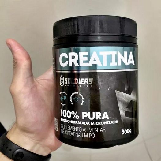 Creatina Monohidratada Pote 300g 100 Pura Adoro Promoção