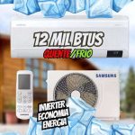 Ar condicionado Samsung Windfree Connect split inverter frio/quente 12000 BTU 220V
