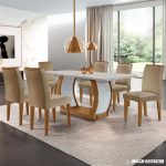 Mesa de Jantar 6 Cadeiras Retangular