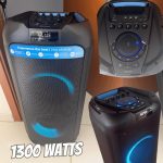 Party Speaker Philips bluetooth com luzes de led 1.300W