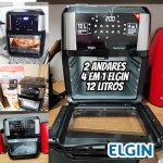 Fritadeira Forno Oven Fry 4 em 1 Elgin 12L 220V