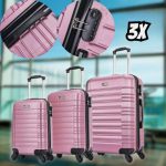 Conjunto Malas De Viagem Pp, P E M Detroit Swiss Move