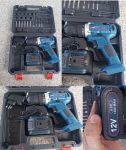 Furadeira e Parafusadeira a Bateria 12V 3/8″ com Maleta + 13 Peças Nell