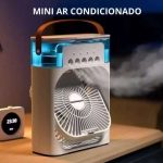 Mini Ar Condicionado Climatizador Portátil Água Gelo Bivolt
