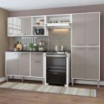 Cozinha Compacta com Armário e Balcão Xangai Multimóveis