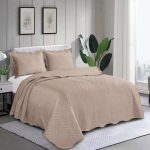 Kit Cobre Leito Colcha Cama Queen 3 Peças Dupla Face 240×260