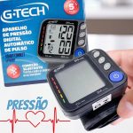 G-Techa Aparelho de pressão digital automático de pulso Smart Connect