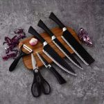 Jogo De Facas Antianderente Kit 6 Peças