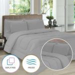 Jogo de Cama Casal 5 Peças com Edredom e Porta Travesseiros Casa Dona