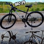 Bicicleta Aro 29 Dropp SL 10199 de Alumínio – Freio a Disco 21 Marchas Câmbio Shimano