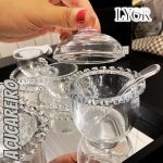 Lyor Coração Açucareiro de Cristal com Colher