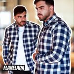 Camisa Xadrez Masculina Blusa Flanelada Cowboy Voker