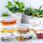 Conjunto 10 Potes Vidro Hermético Mantimentos Marmita 370ml